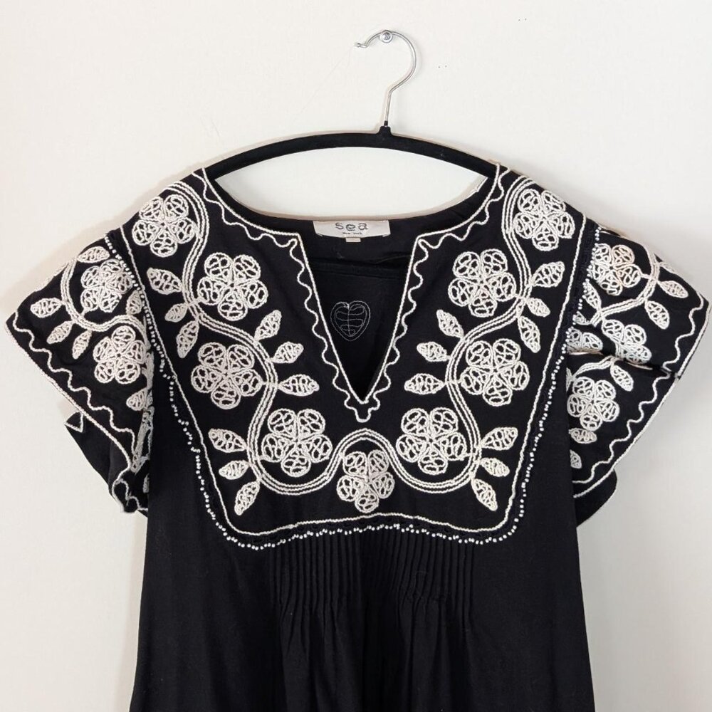 Sea NY Embroidered Tunic Dress - Picture 2 of 6